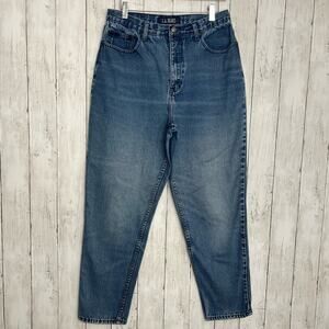 L.A. Blues Super High Rise Light Wash Wide Leg Straight Baggy Mom Jeans 14